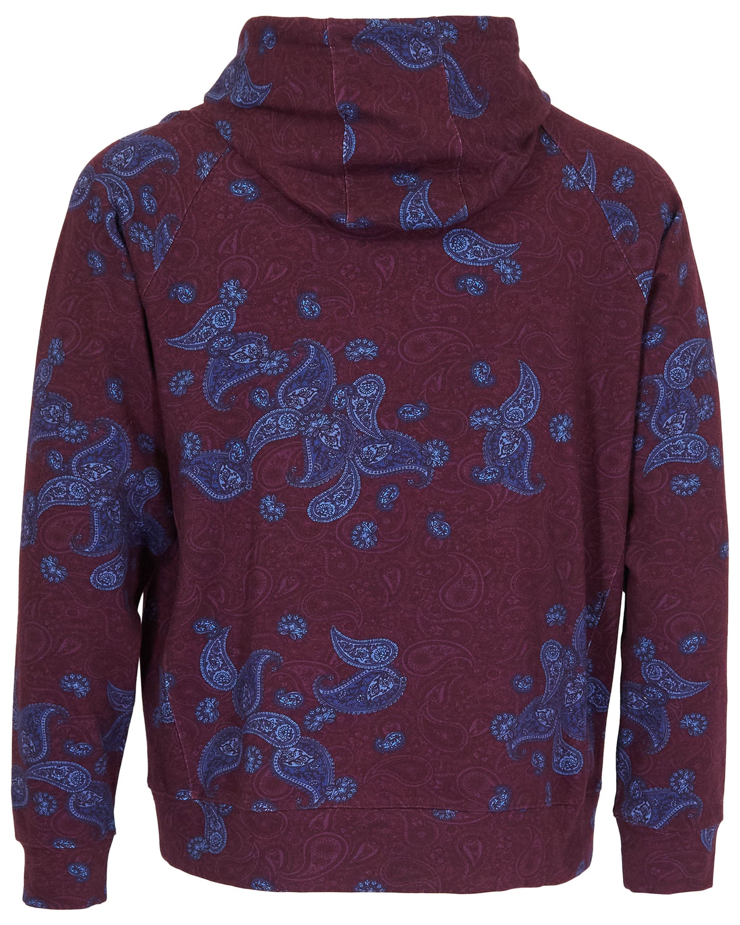 HANK MADRID PAISLEY HOODIE - BLACK