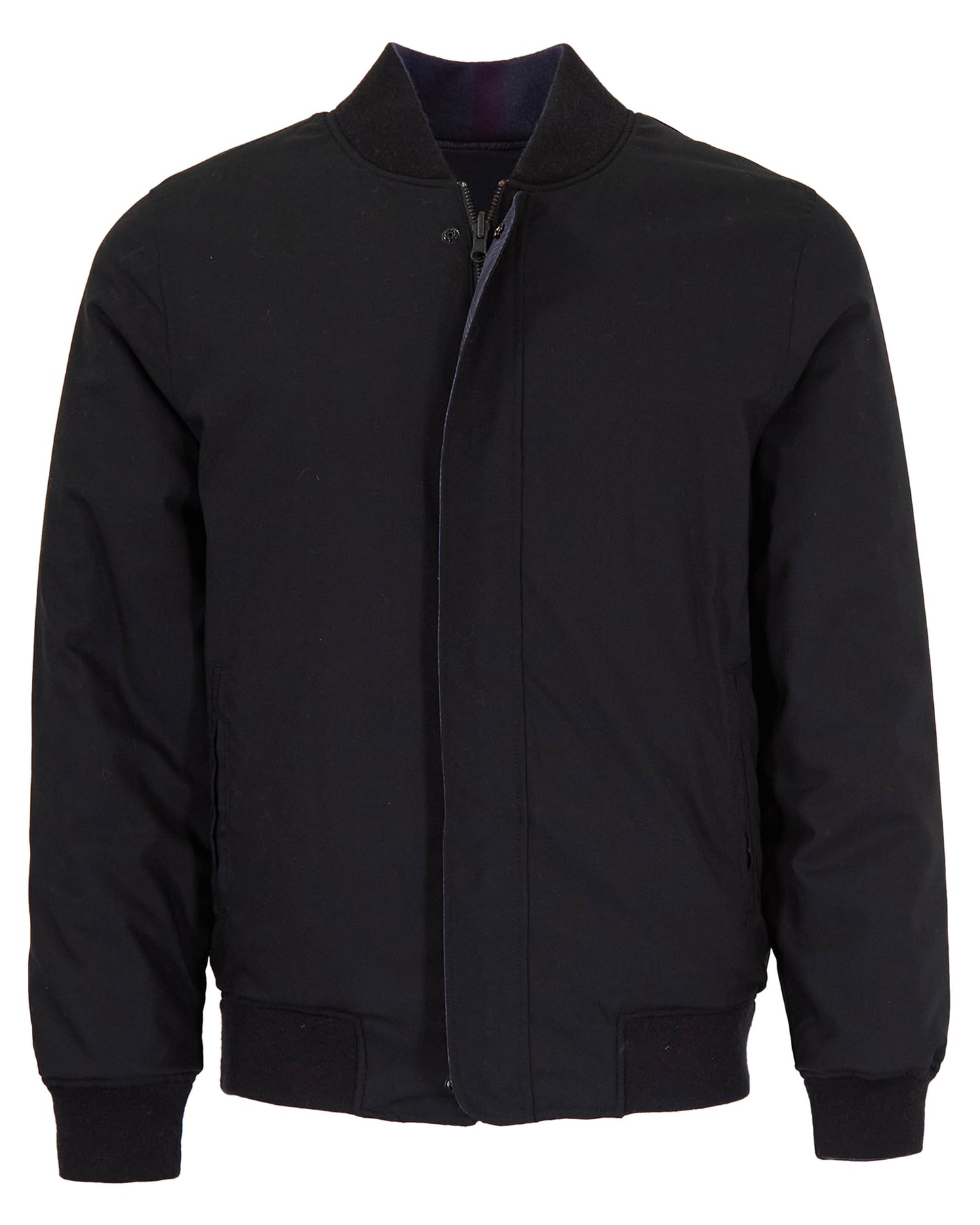 JENKIN REVERSIBLE BLOUSON JACKET - BLACK