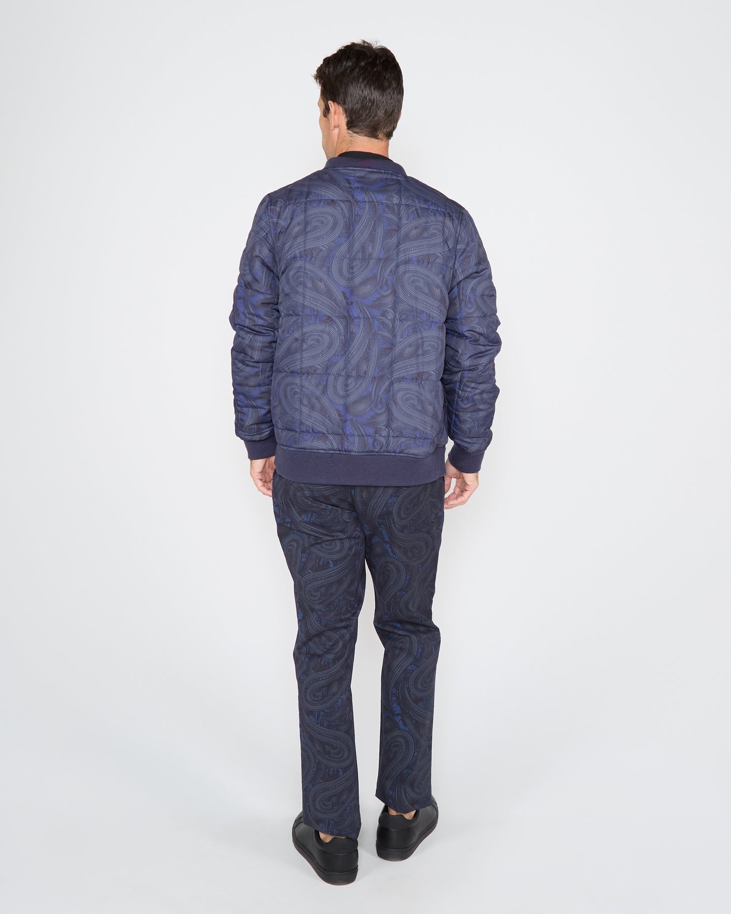 JENKIN REVERSIBLE BLOUSON JACKET - BLACK