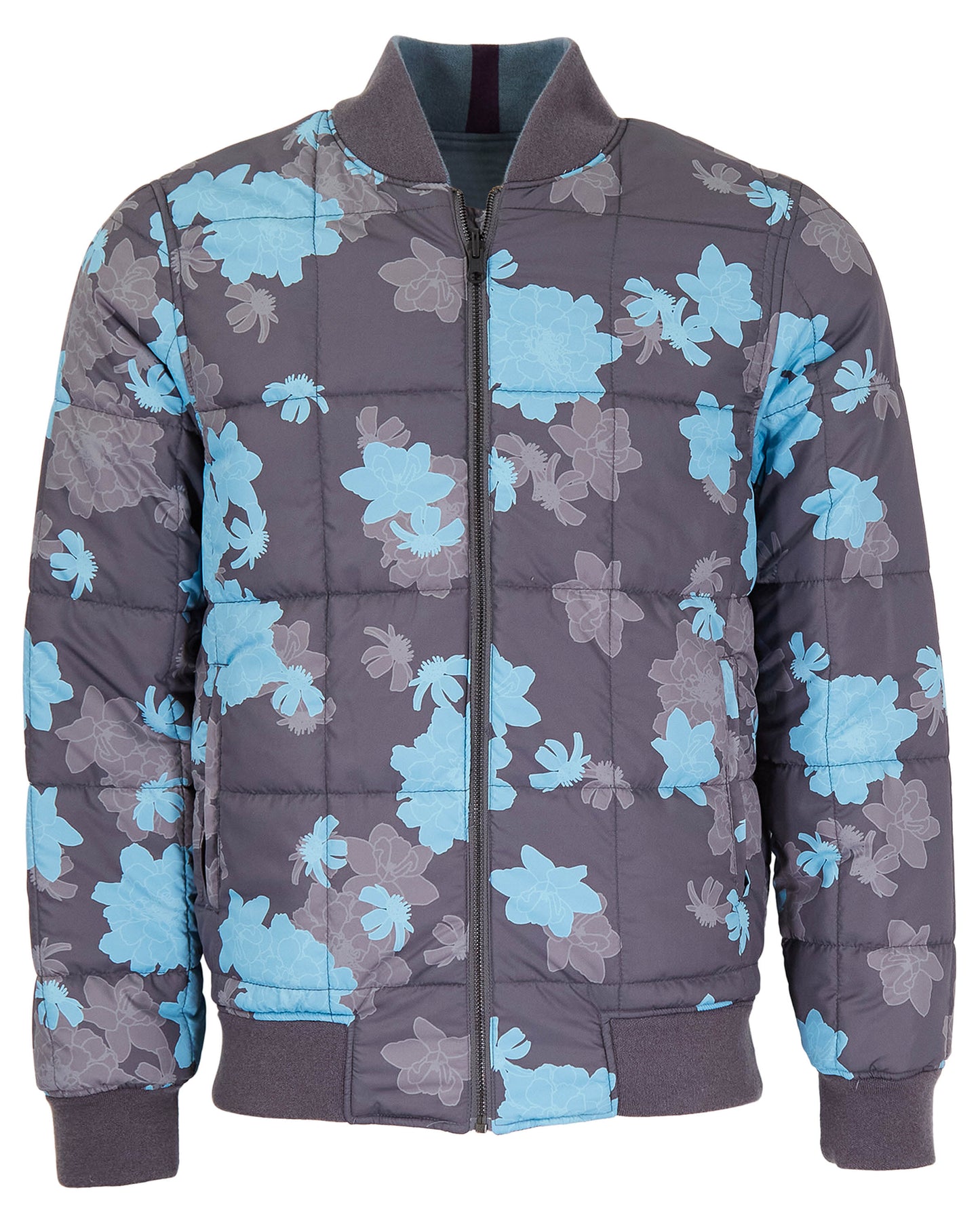 JENKIN REVERSIBLE BLOUSON JACKET - SLATE