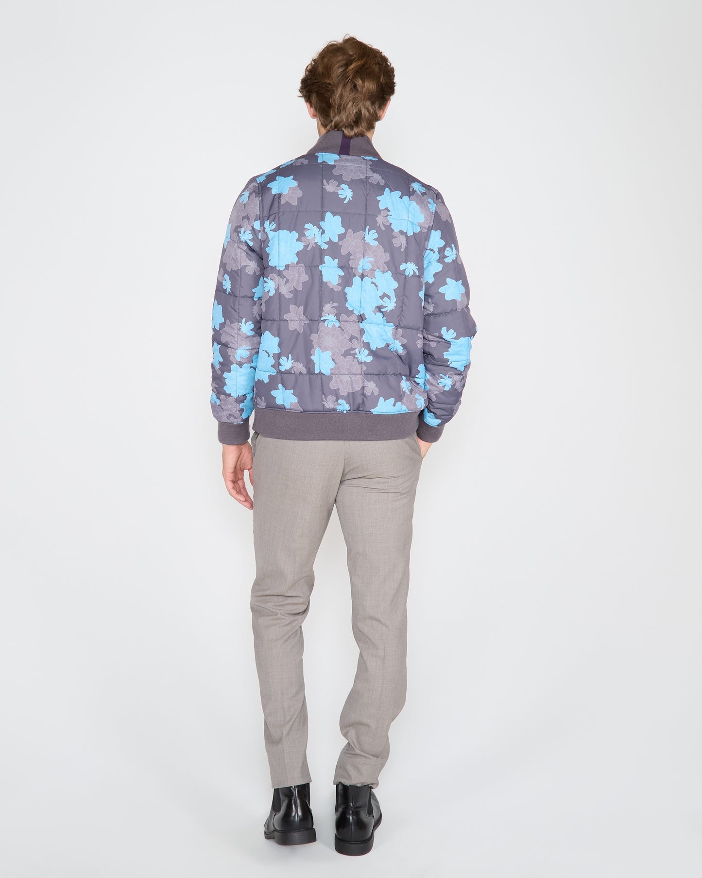 JENKIN REVERSIBLE BLOUSON JACKET - SLATE
