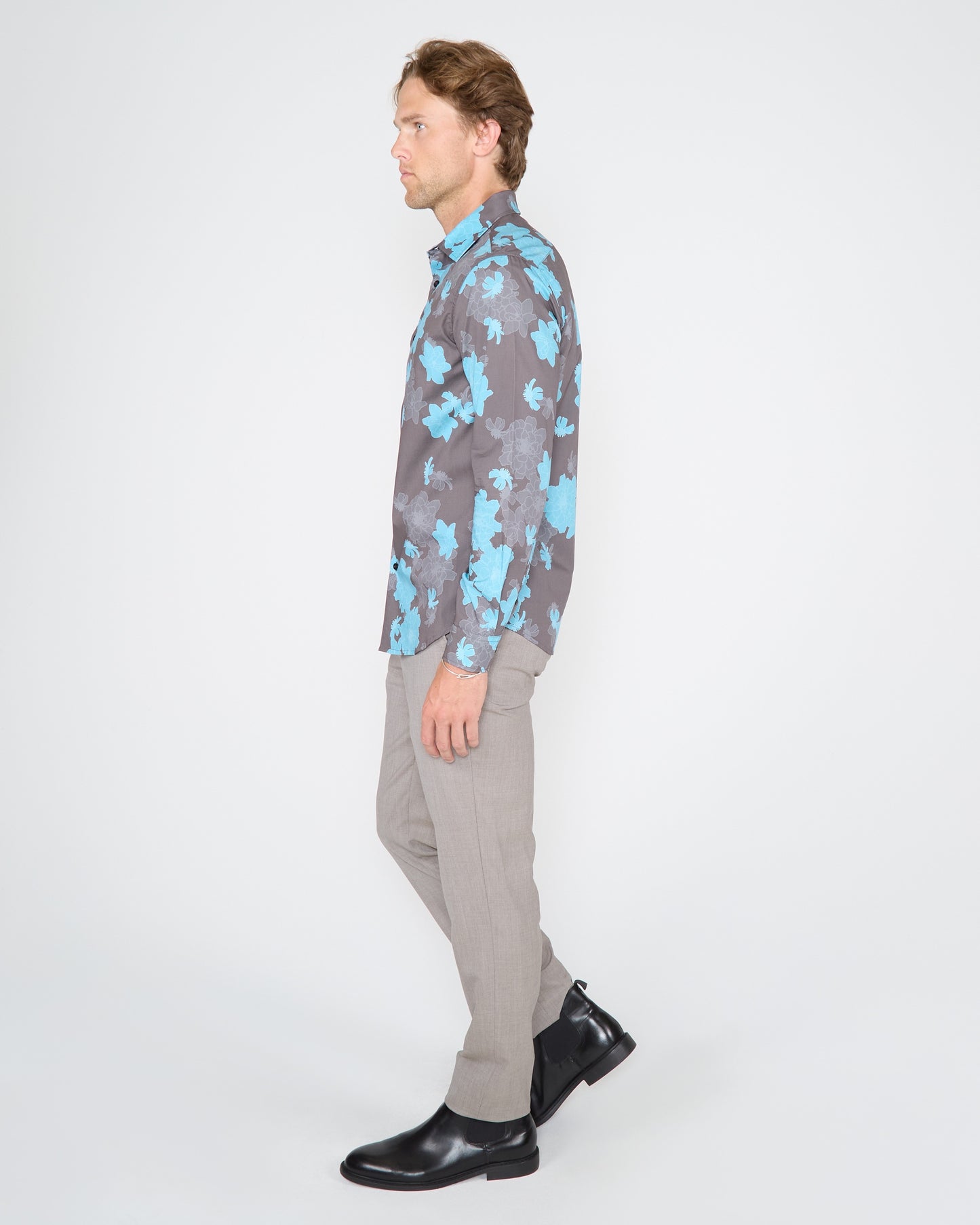 NORMAN SOFTBLOOM SHIRT - SLATE