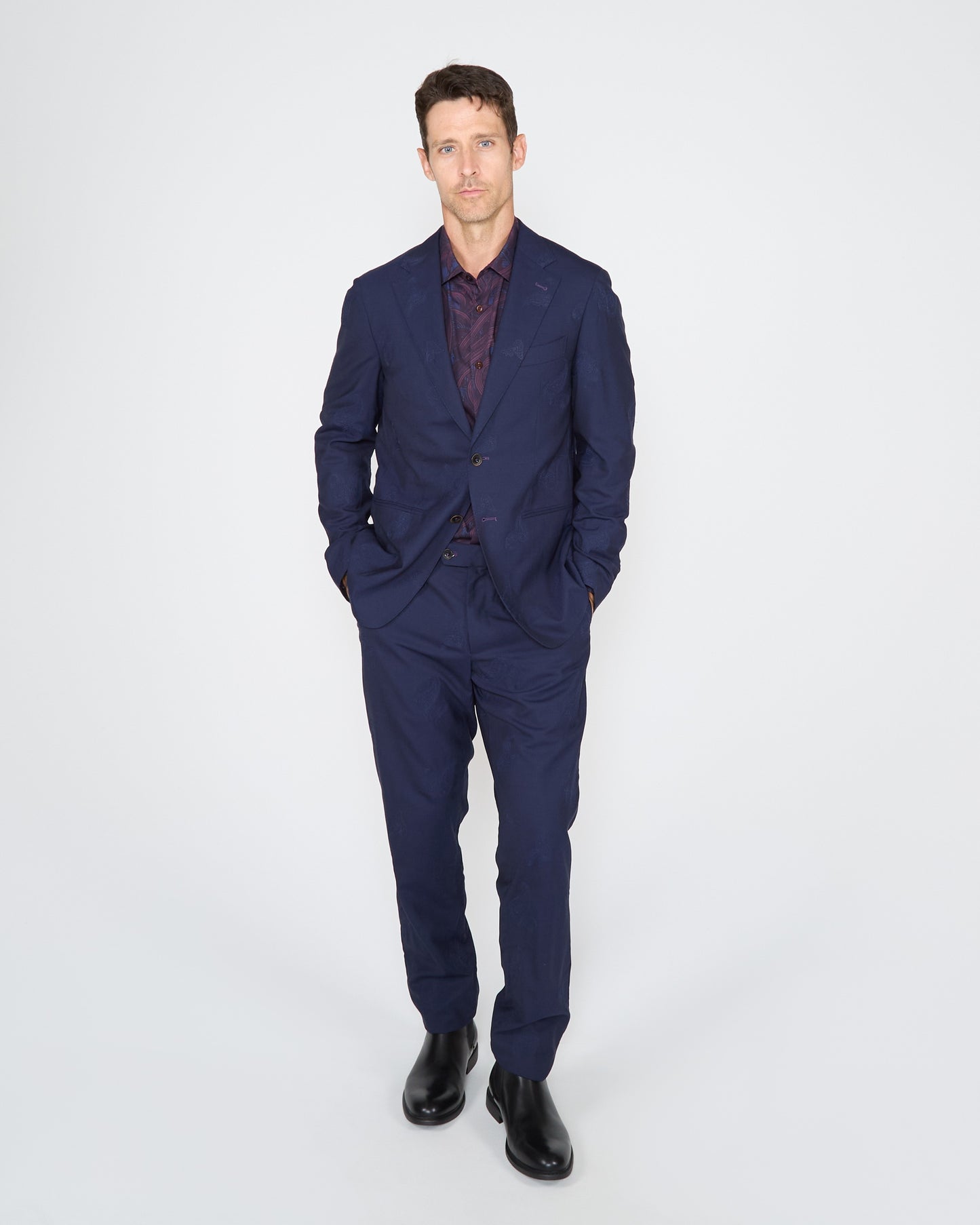 JAQUES WOOL BLAZER - NAVY
