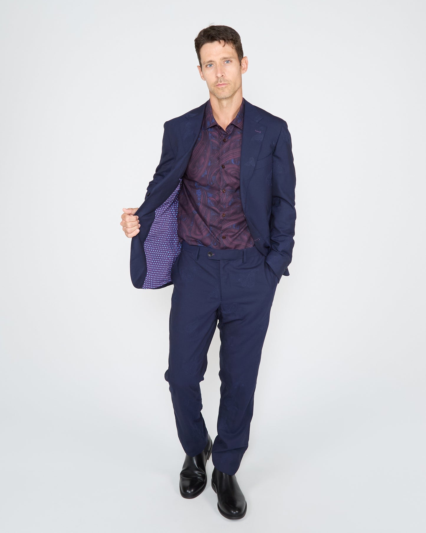 JAQUES WOOL BLAZER - NAVY