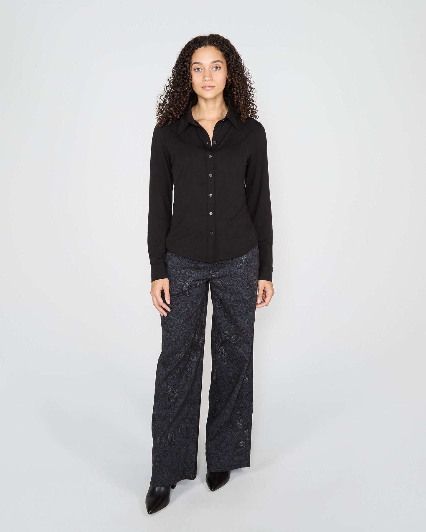 STEPHANIE SHIRT - BLACK