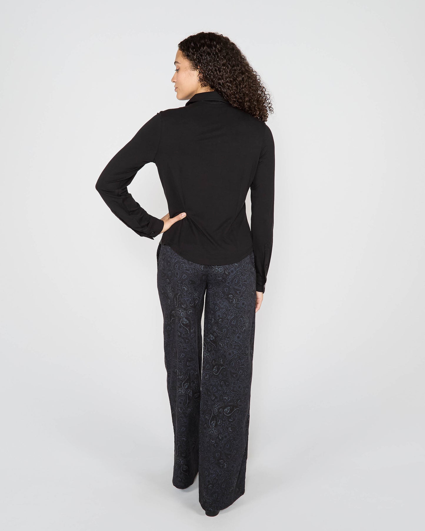 STEPHANIE SHIRT - BLACK