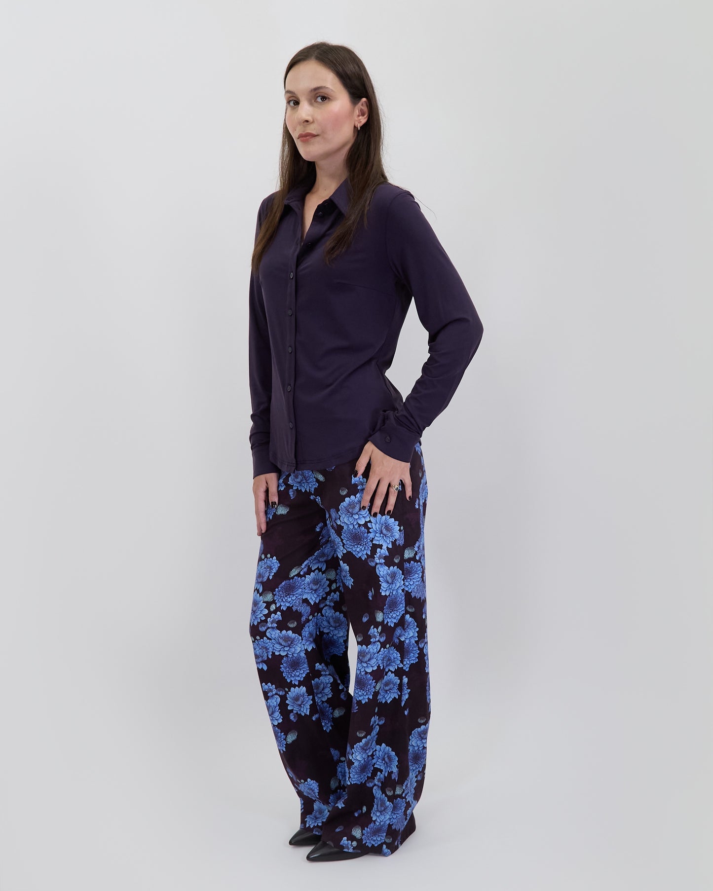 STEPHANIE SHIRT - PLUM