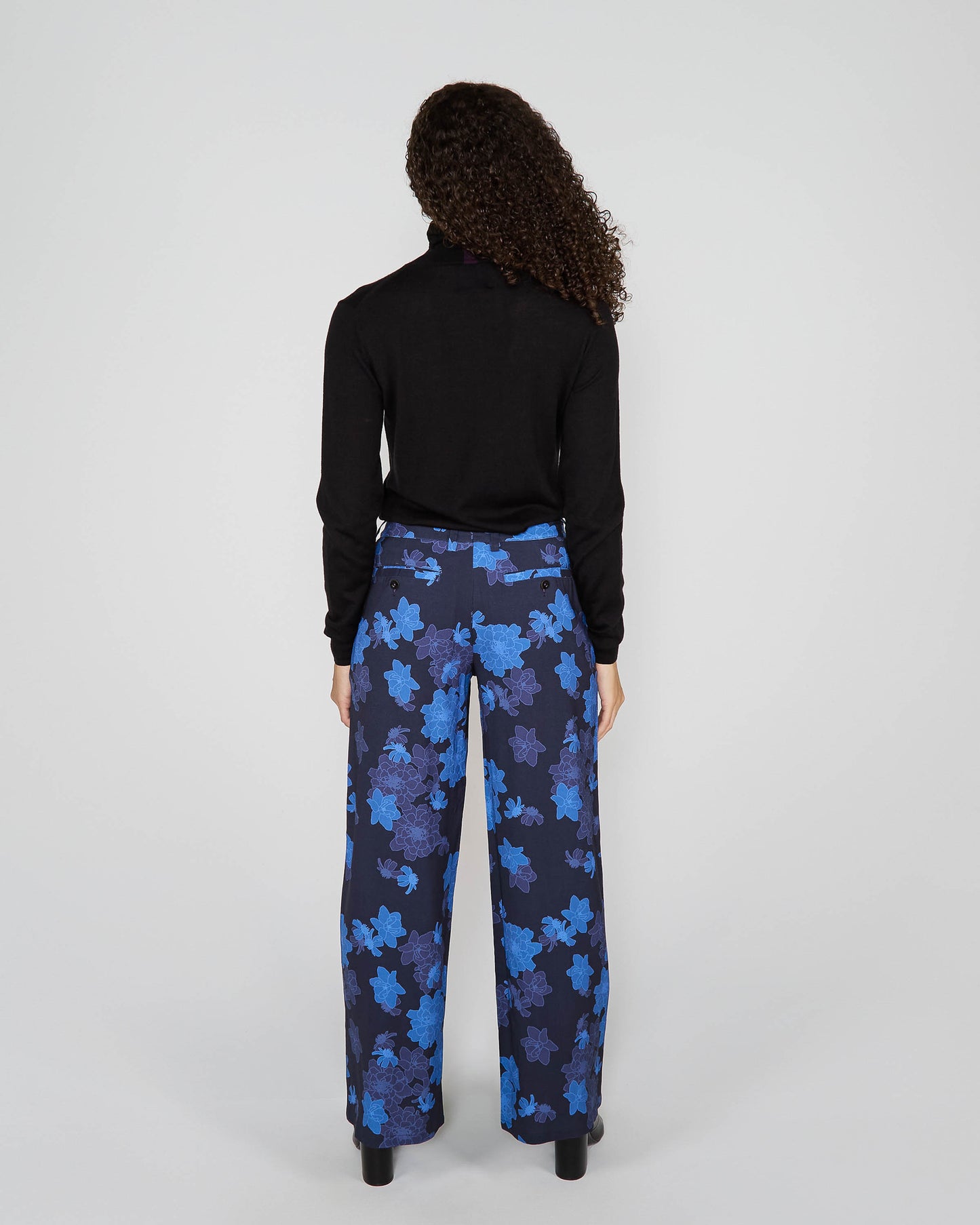 PHOEBE TAILORED PANT - SOFTBLOOM NAVY