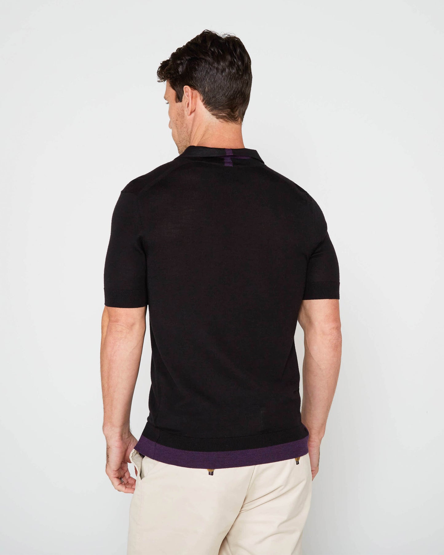 PILGRIM POLO SHIRT - BLACK