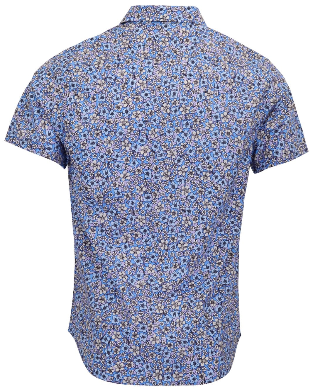 TIM FLORAL FIELD BLUE MENS PRINTED SHIRT