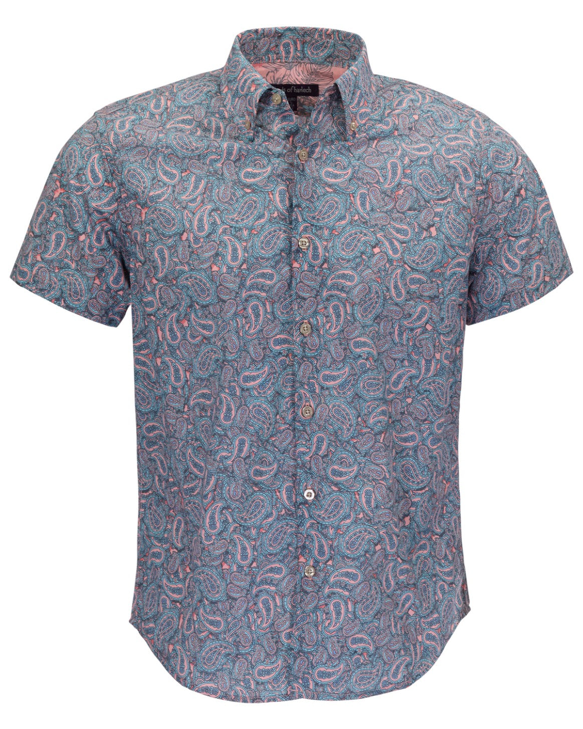 TIM PAISLEY PILE CORAL MENS PRINTED SHIRT