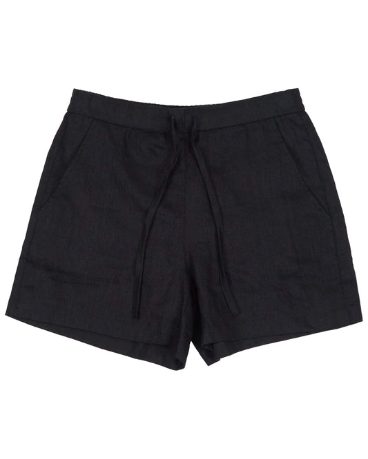 LEANNE BLACK WOMENS DRAWSTRING SHORT