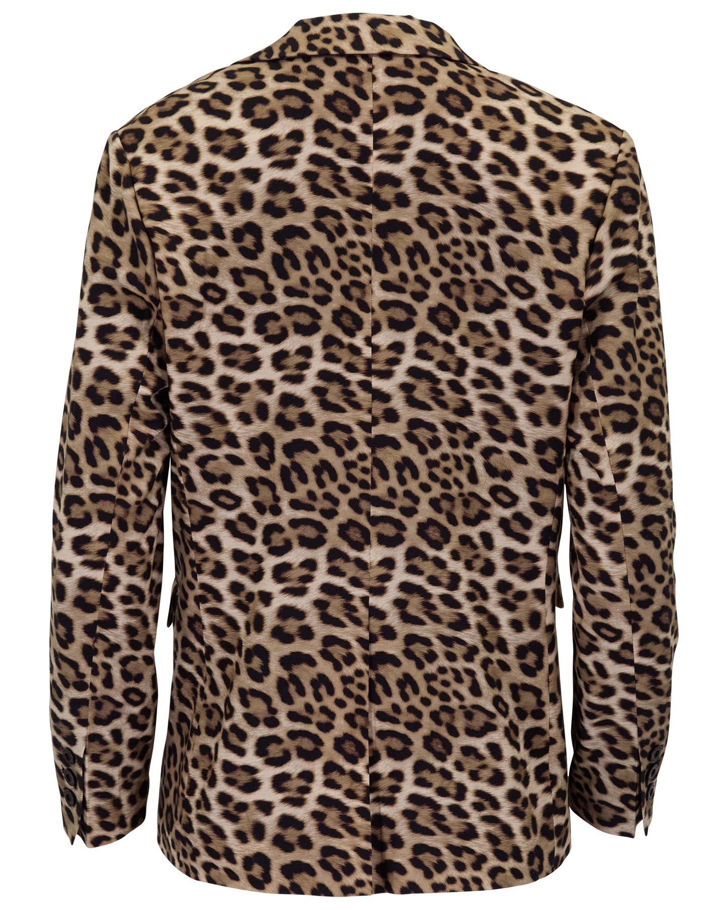 JULIA LEOPARD BROWN WOMENS TAILORED BLAZER