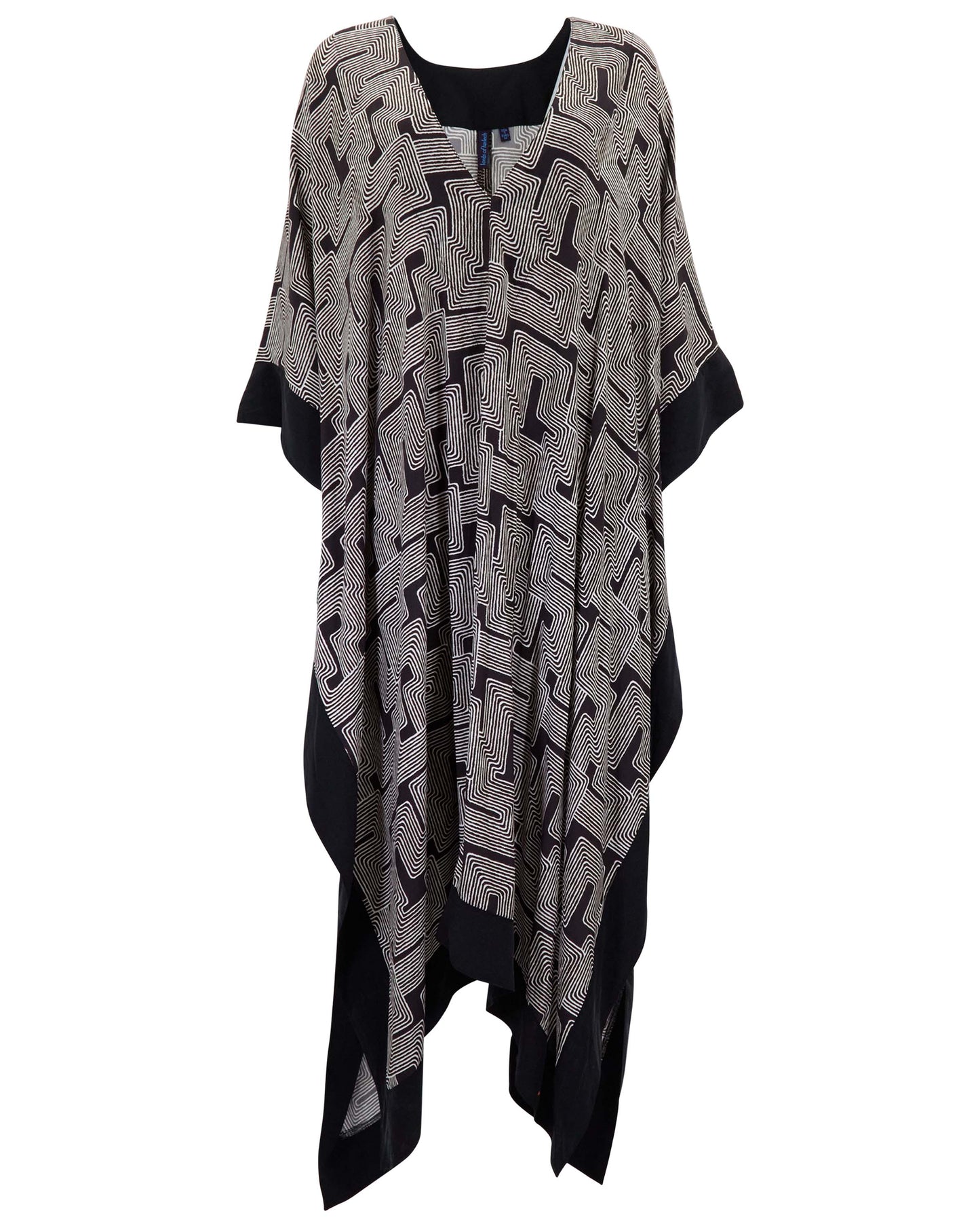 KIERA INTER TWINE BLACK WOMENS KAFTAN