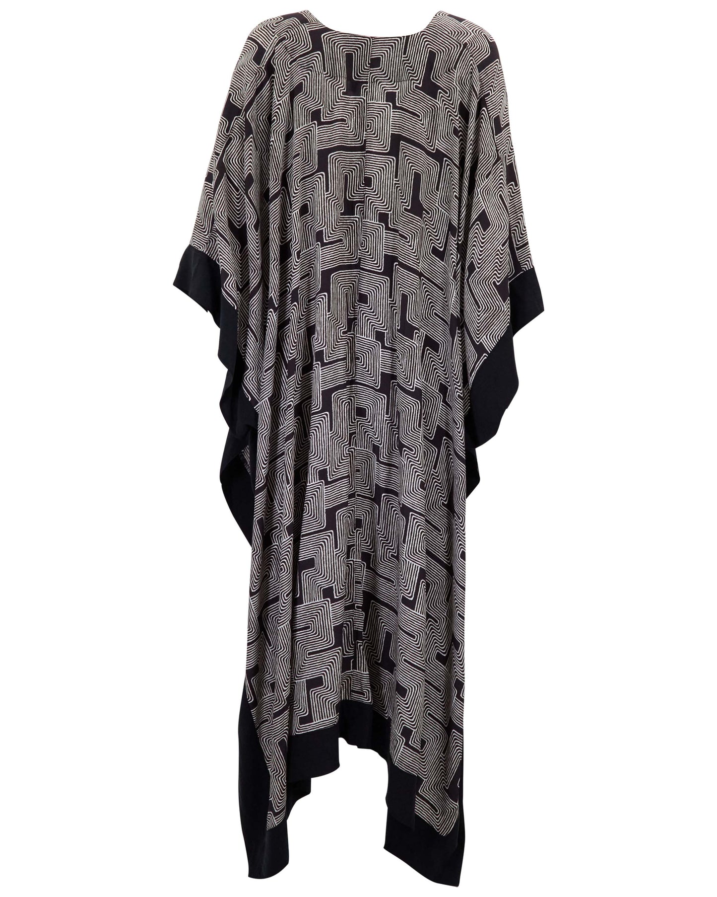 KIERA INTER TWINE BLACK WOMENS KAFTAN