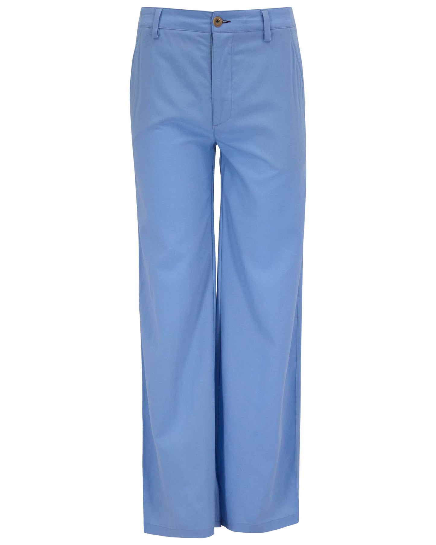 PHEOBE BLUE WOMENS WIDE-LEG PANT