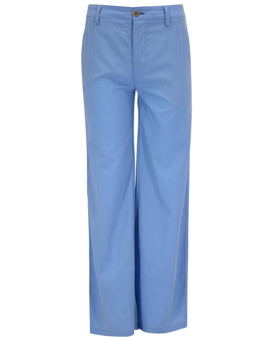 PHEOBE BLUE WOMENS WIDE-LEG PANT