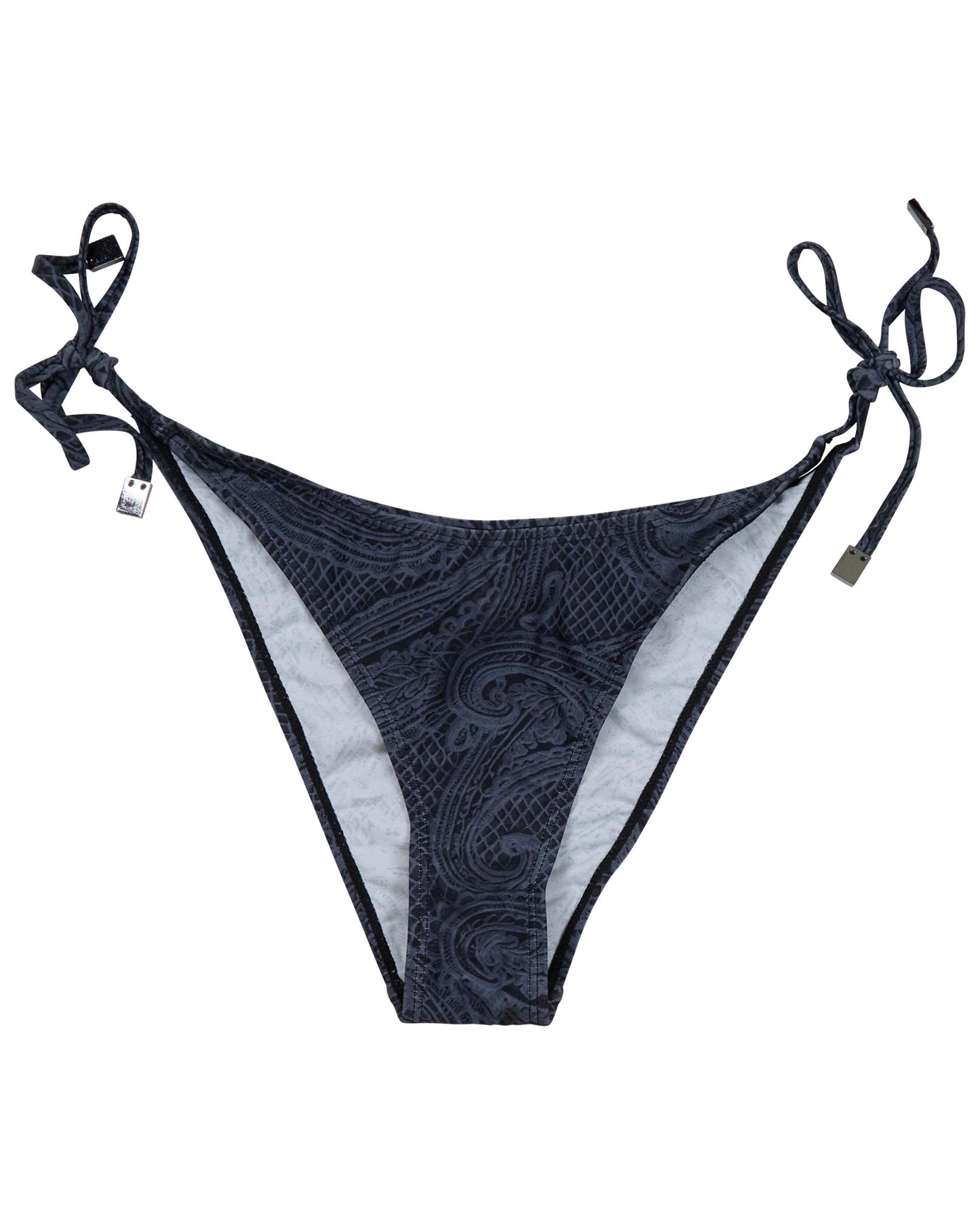 SAMARA CROCHET PAISLEY CAVIAR WOMENS BIKINI BOTTOM