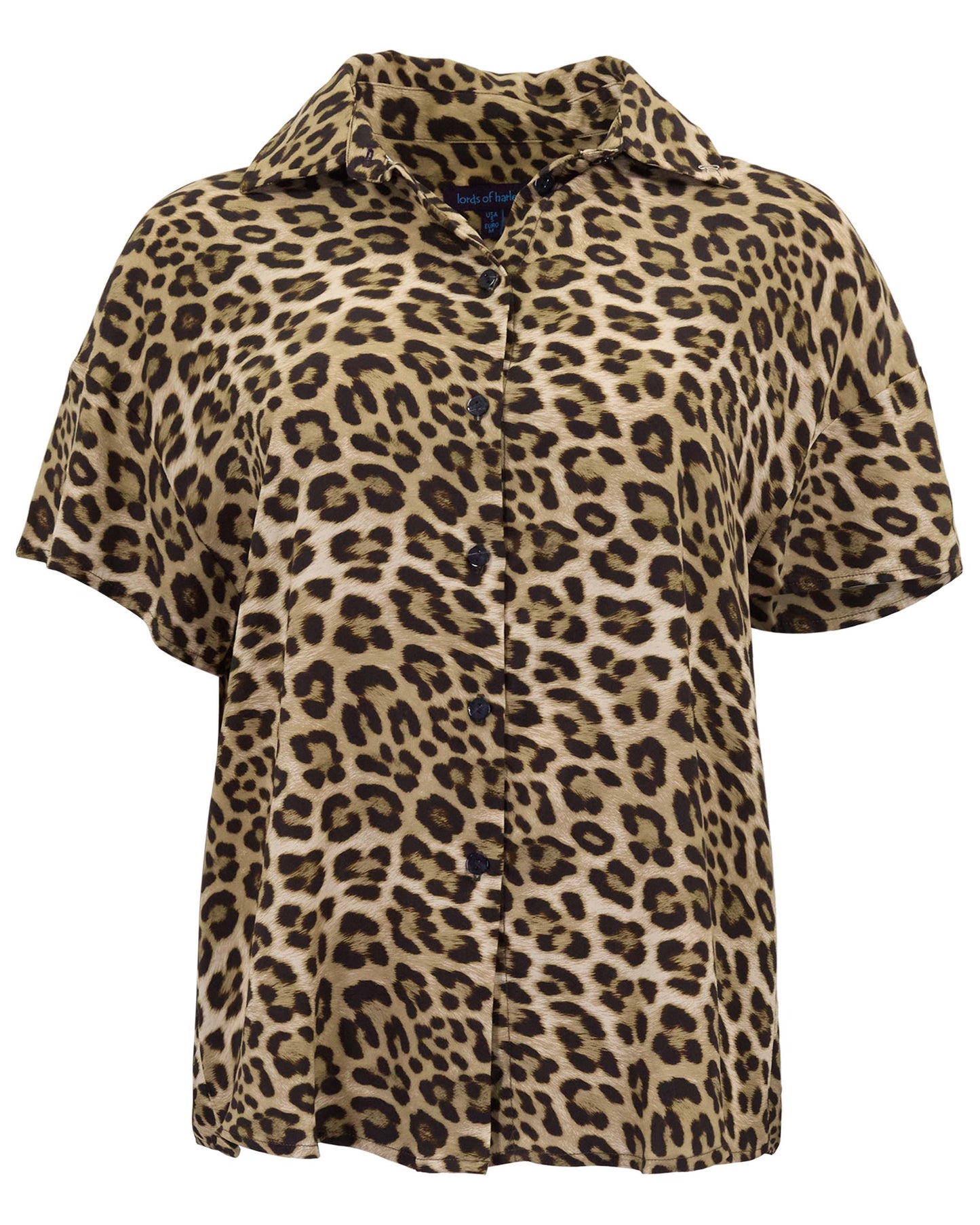 SUZY LEOPARD BROWN WOMENS PRINTED SHIRT