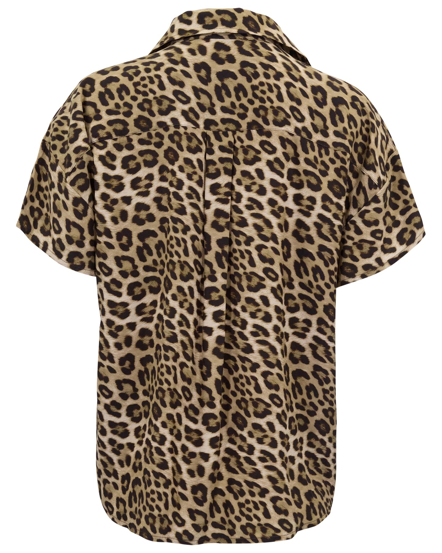 SUZY LEOPARD BROWN WOMENS PRINTED SHIRT