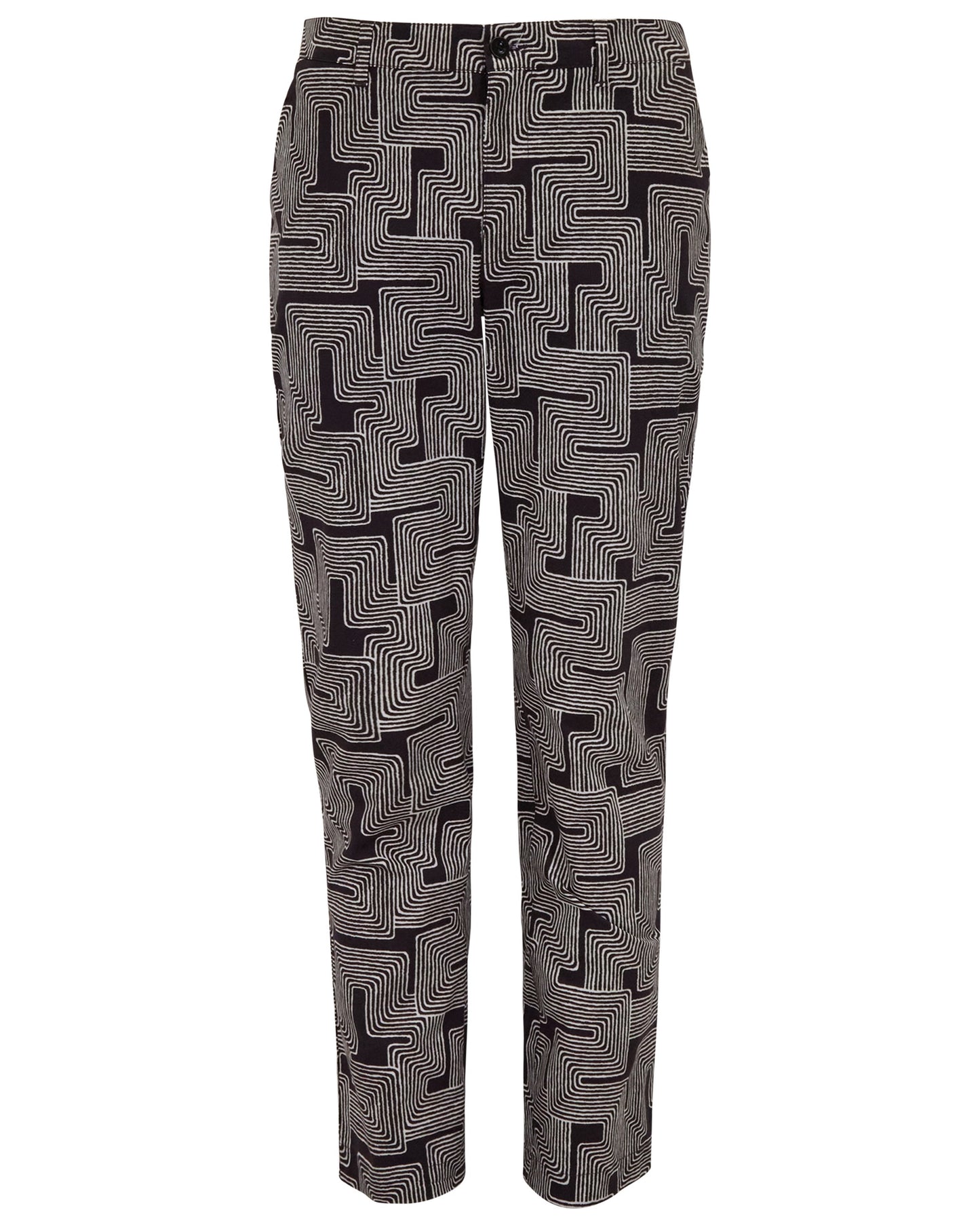 CHARLES INTER TWINE BLACK MENS TAILORED PANT