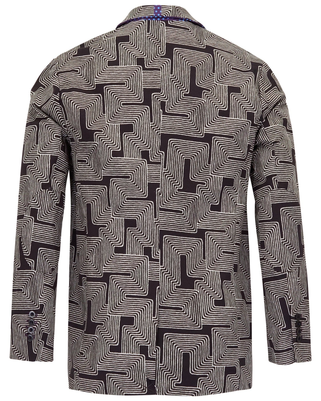 JULIUS INTER TWINE BLACK MENS TAILORED BLAZER