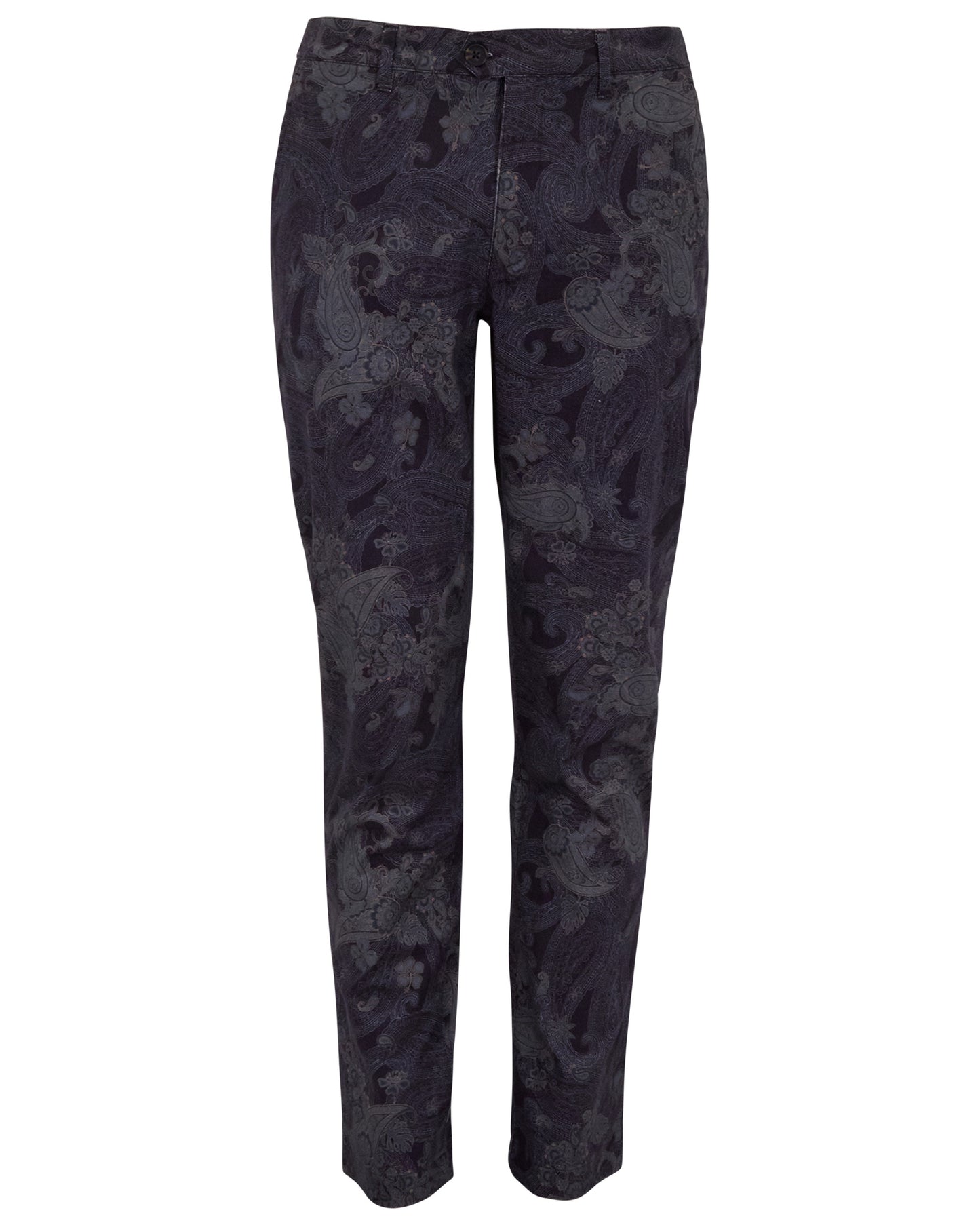 JACK PAISLEY EXPLOSION BLACK MENS FLAT FRONT PANT
