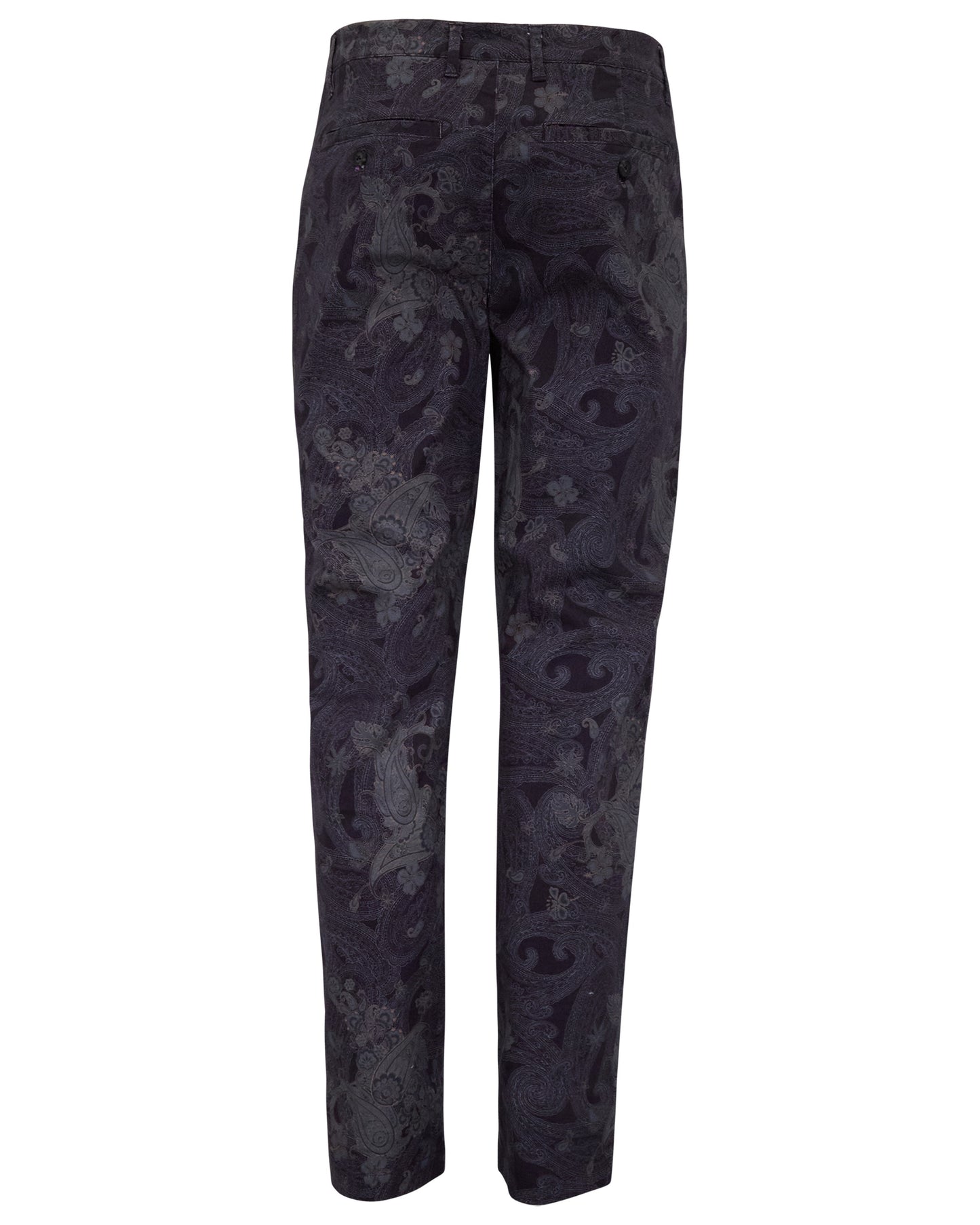 JACK PAISLEY EXPLOSION BLACK MENS FLAT FRONT PANT