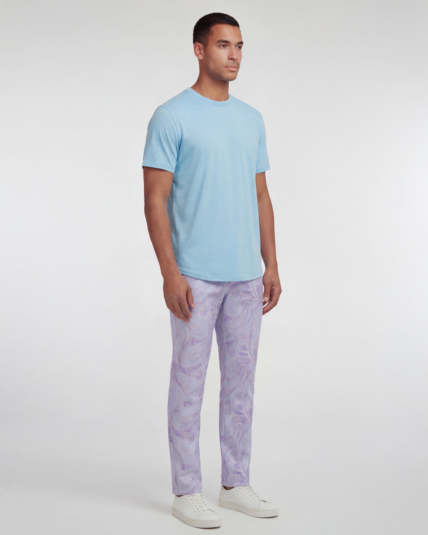 CASPIAN MARAKESH PAISLEY HELIO MENS TAILORED PANT