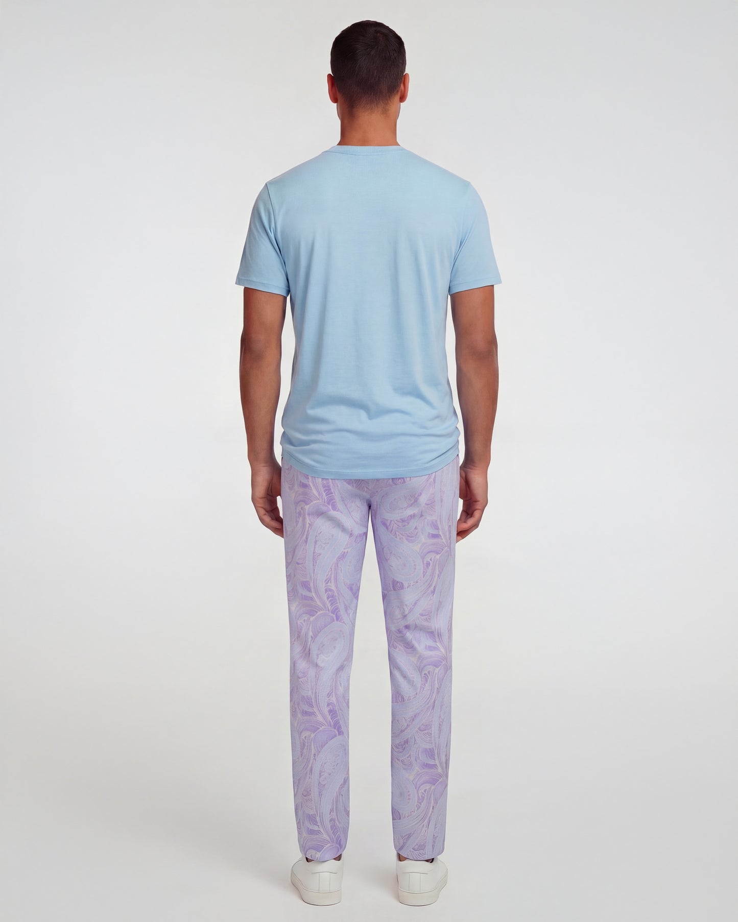 CASPIAN MARAKESH PAISLEY HELIO MENS TAILORED PANT