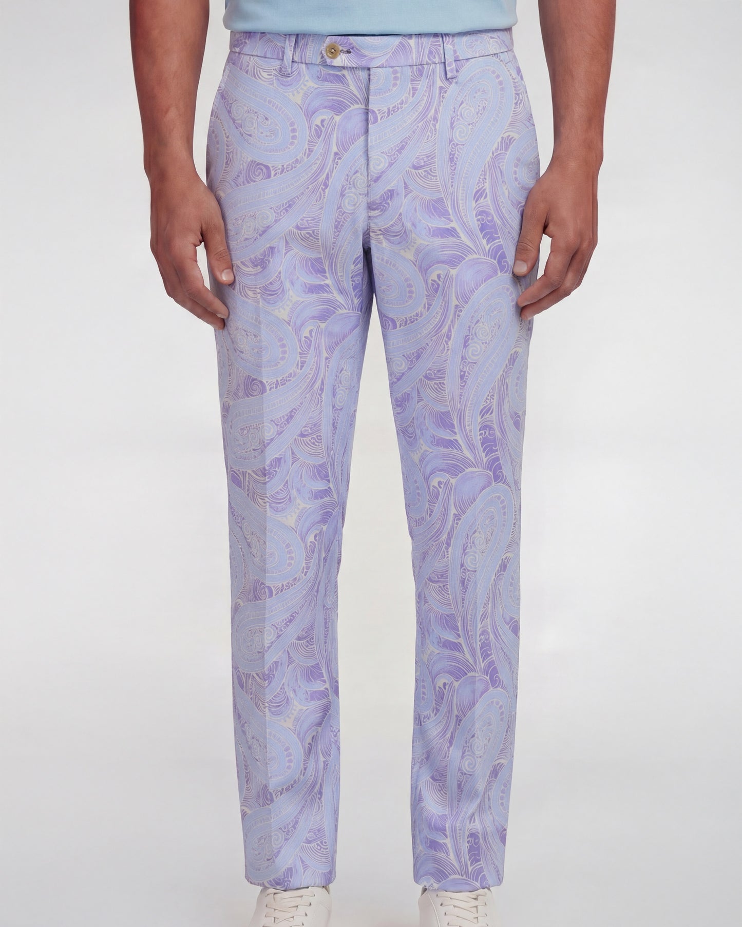 CASPIAN MARAKESH PAISLEY HELIO MENS TAILORED PANT