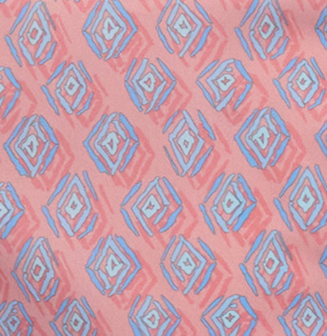 GEORGE MUD GEO CORAL MENS PRINTED BUTTON UP SHIRT