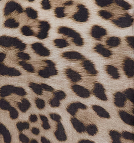 LANDON LEOPARD BROWN MENS LINEN SHIRT