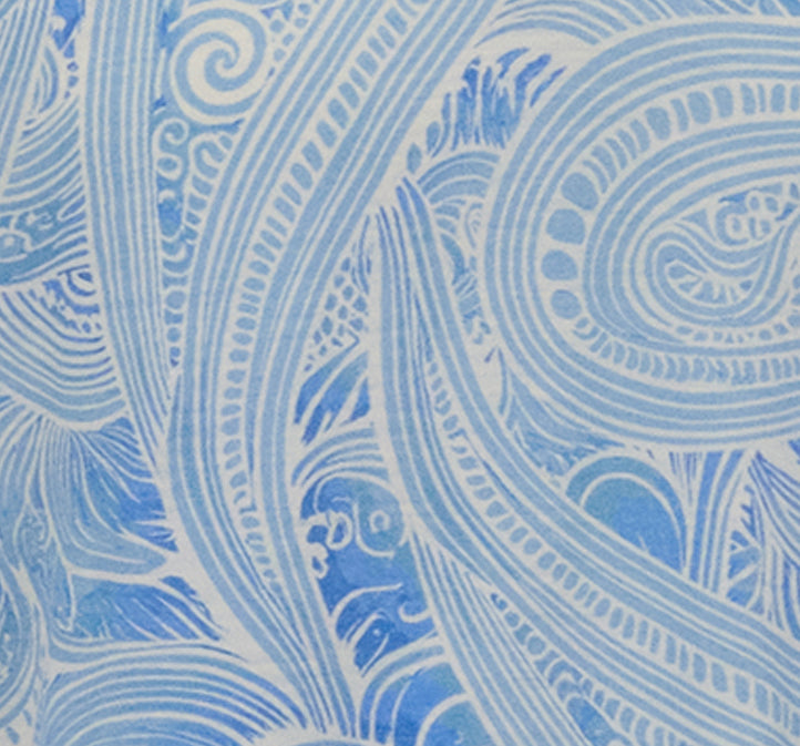 TYLER MARAKESH PAISLEY TEAL MENS SHORT SLEEVE SHIRT