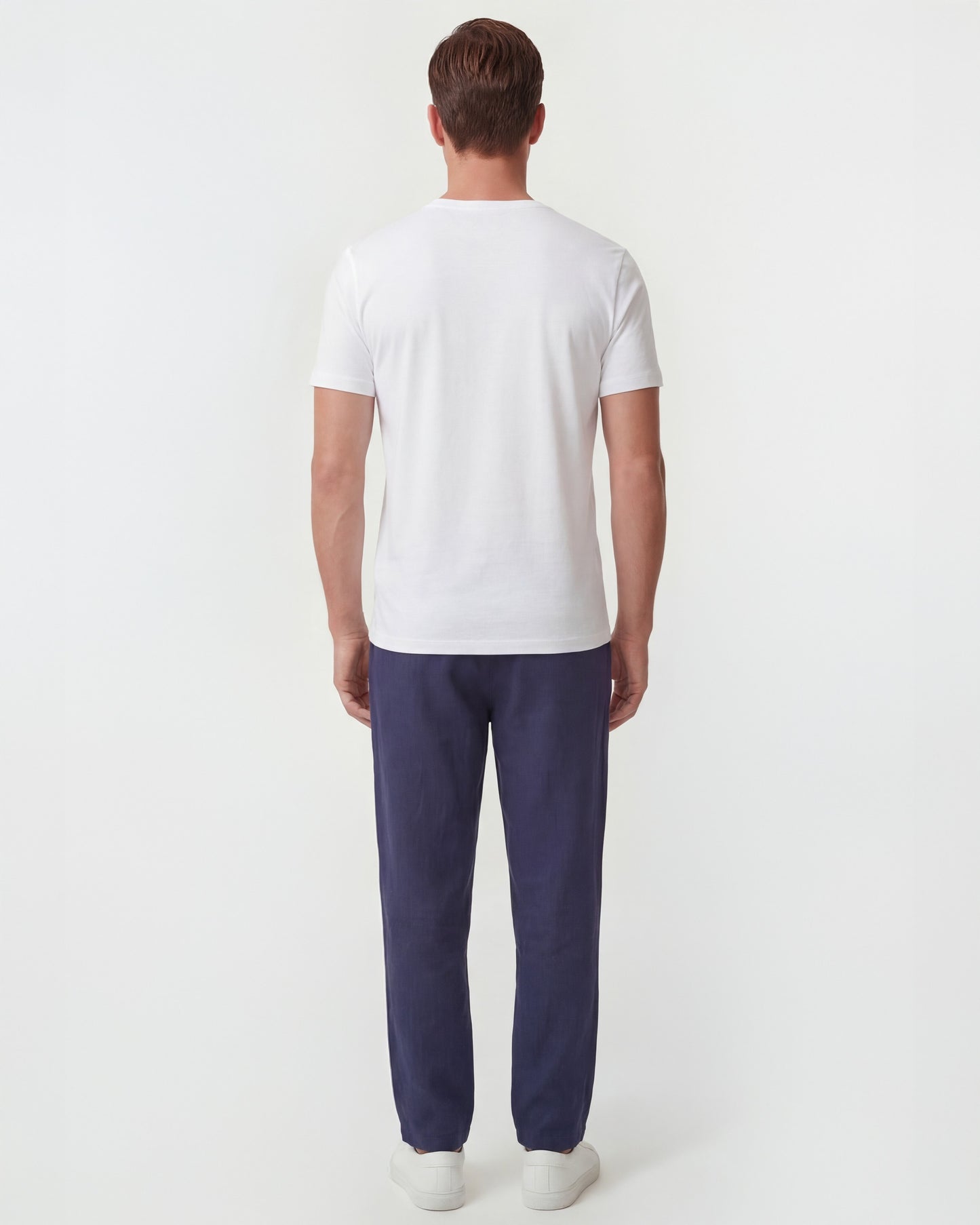 DEVON LINEN PANT - NAVY