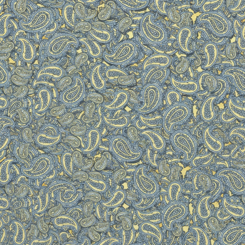 MAZE PAISLEY PILE SUNSHINE MENS VNECK TEE