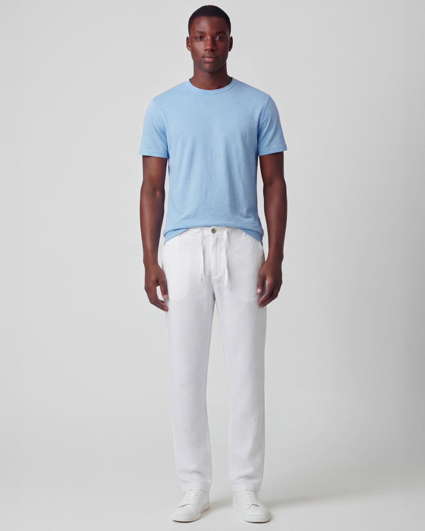 DEVON LINEN PANT - WHITE