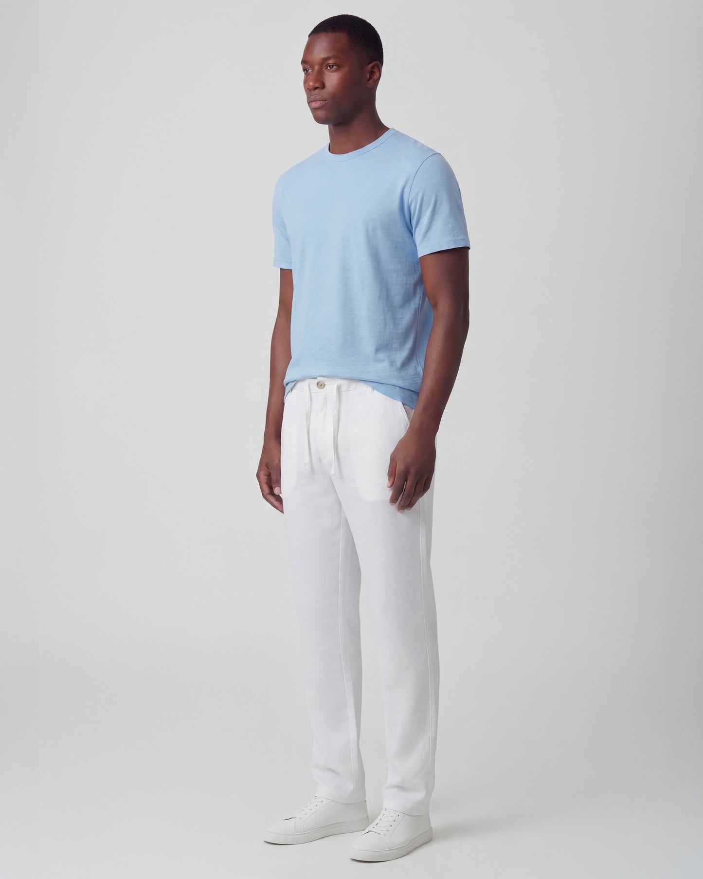 DEVON LINEN PANT - WHITE