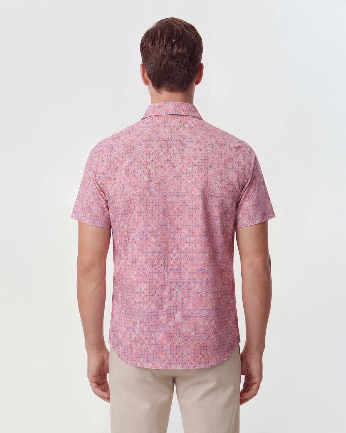 SCOTT RETRO STAR CORAL MENS PRINTED SHIRT