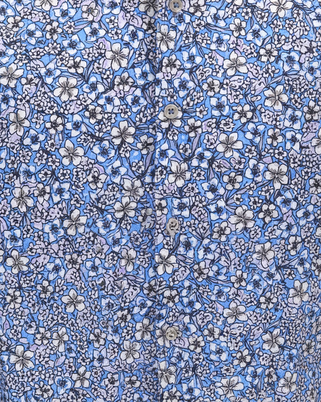 TIM FLORAL FIELD BLUE MENS PRINTED SHIRT