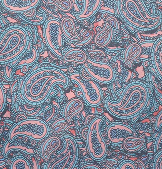 TIM PAISLEY PILE CORAL MENS PRINTED SHIRT