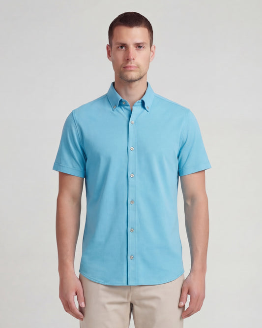 TODD TEAL MENS KNIT SHIRT