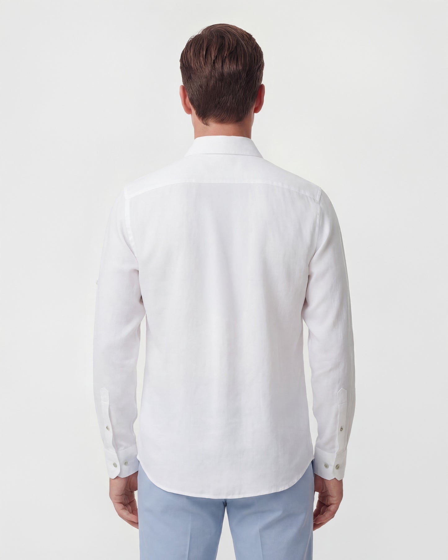 LAURENT LINEN SHIRT - WHITE