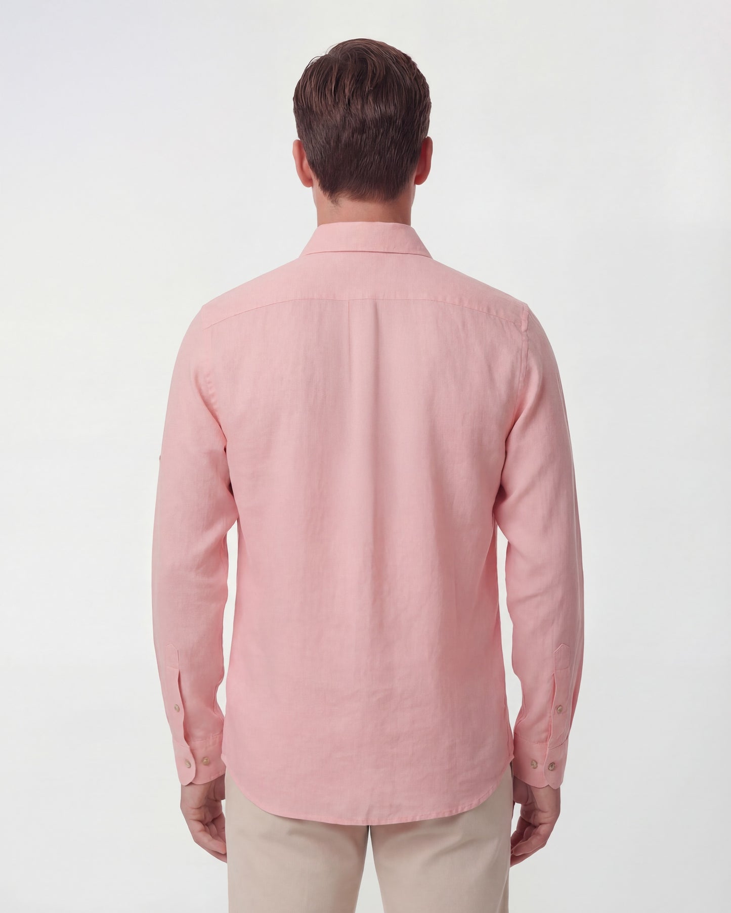 LIONEL LINEN SHIRT - FRESH PINK