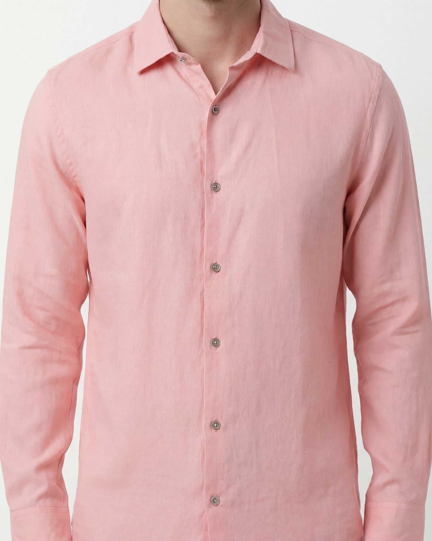 LIONEL LINEN SHIRT - FRESH PINK