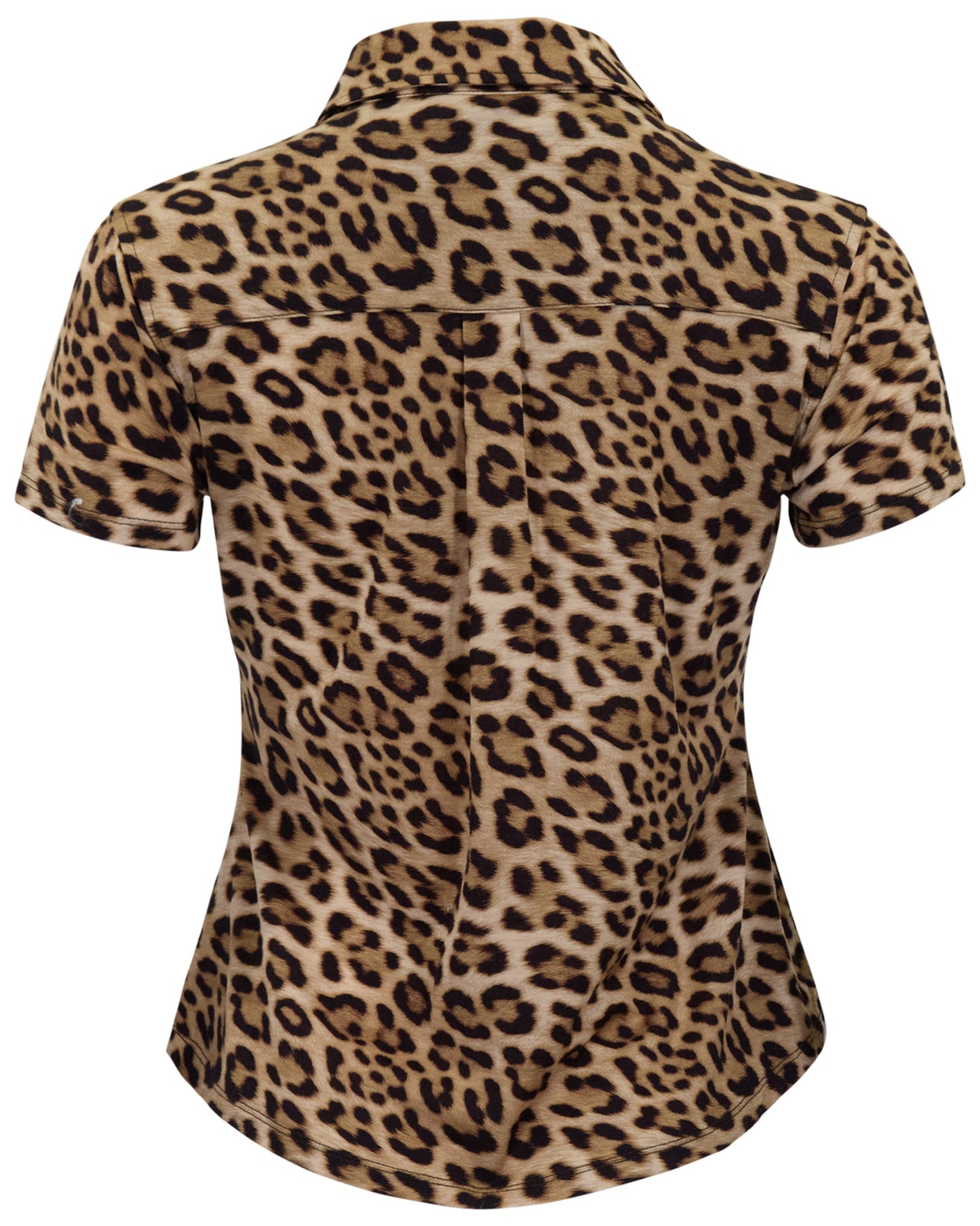 SADE LEOPARD BROWN WOMENS PRINTED SHIRT