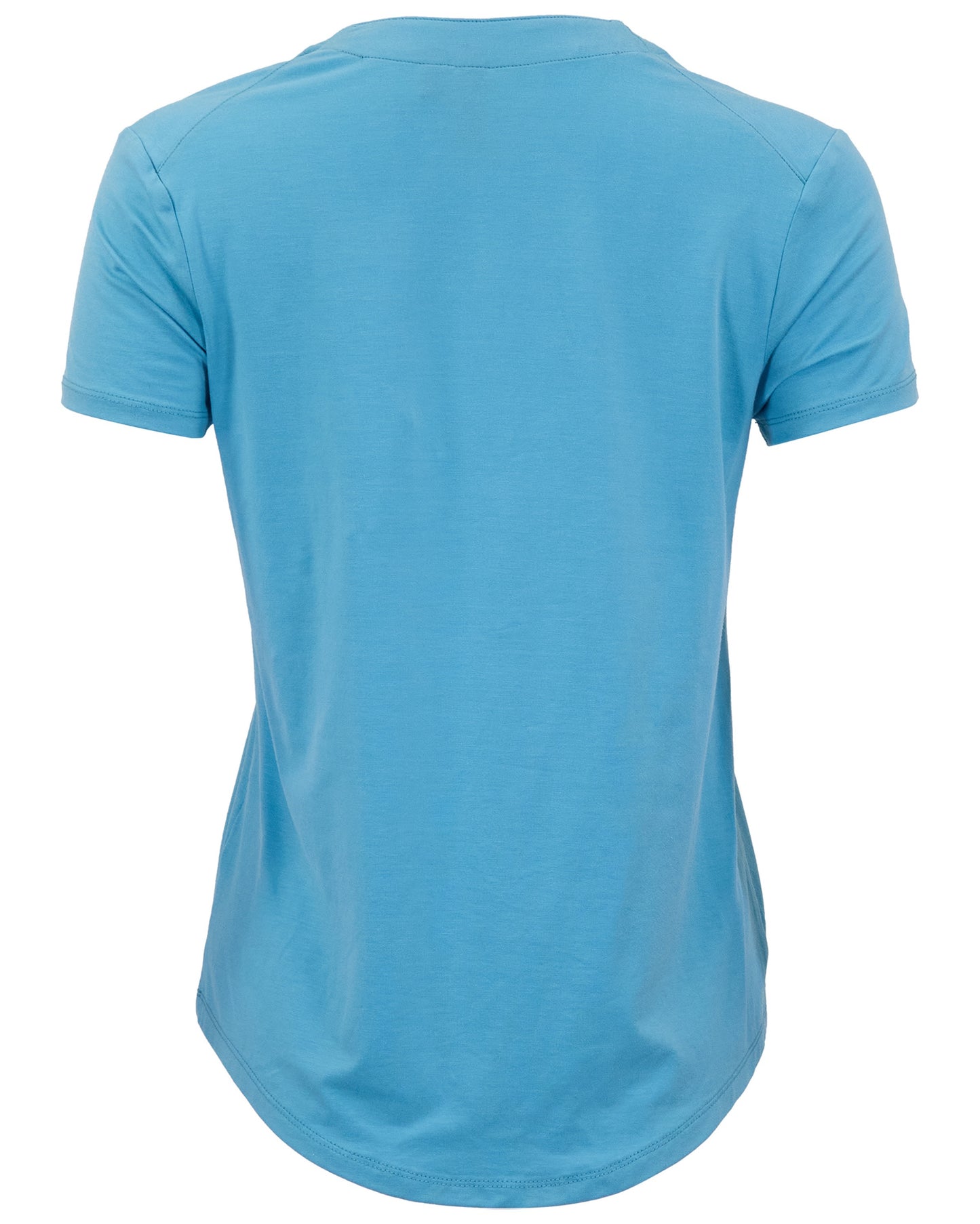 VICTORIA TEAL WOMENS V-NECK TOP