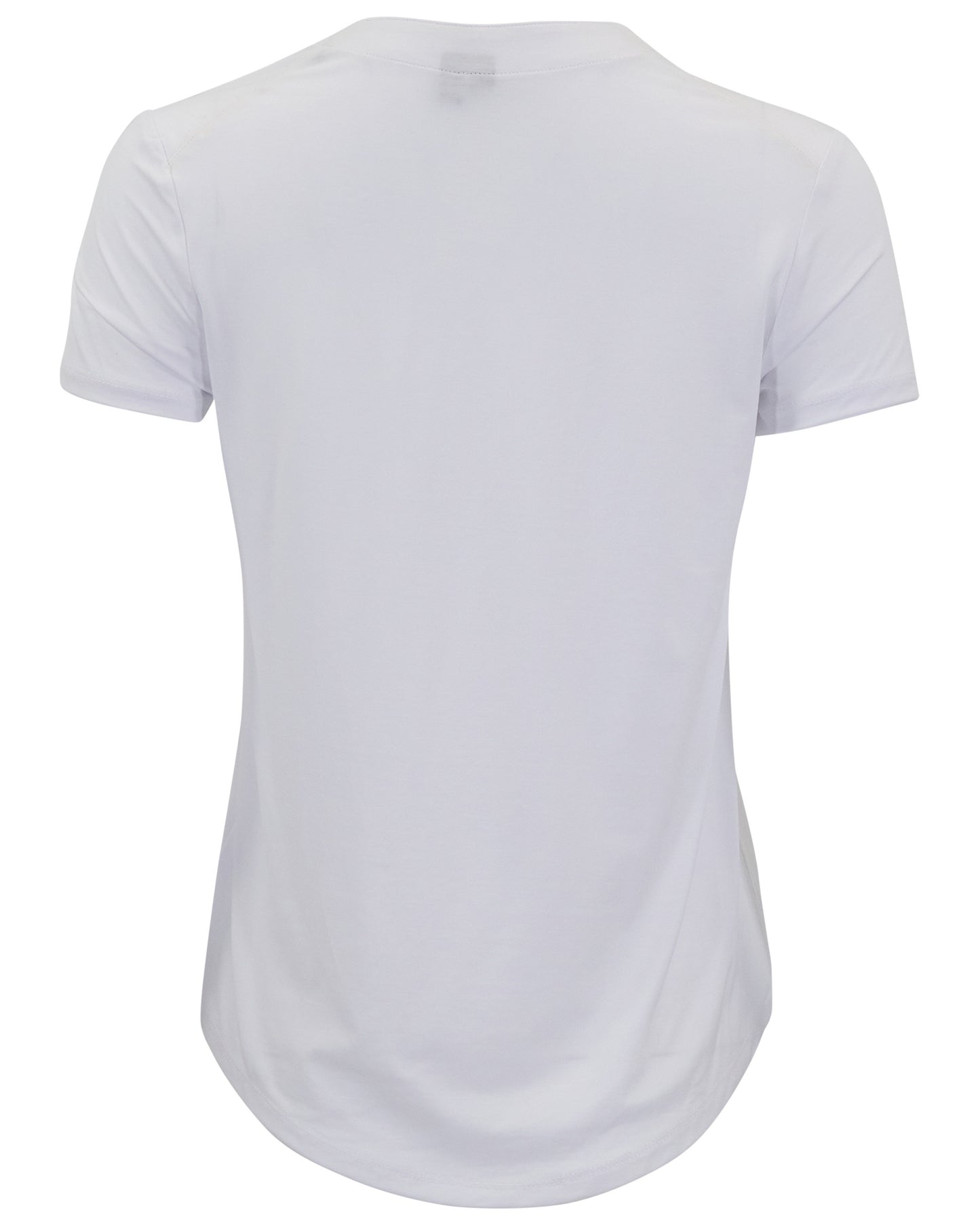 VICTORIA WHITE WOMENS V-NECK TOP