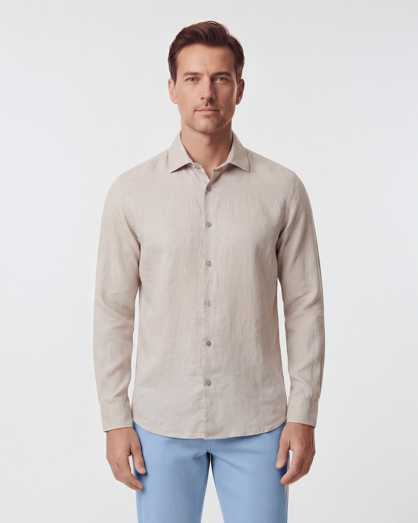 LIONEL LINEN SHIRT - NATURAL