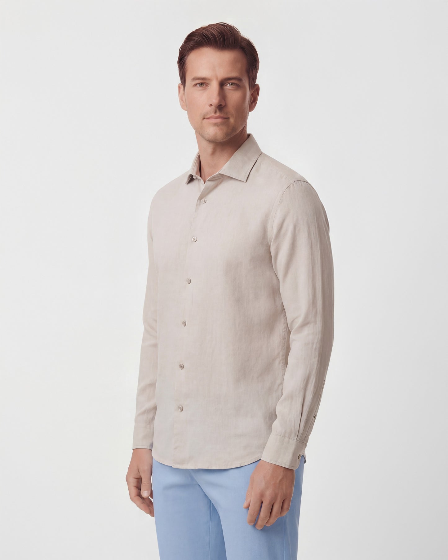 LIONEL LINEN SHIRT - NATURAL